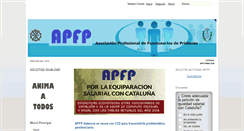 Desktop Screenshot of apfp.es